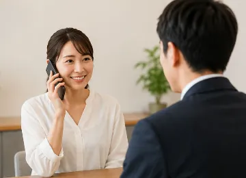 訪問日時の調整